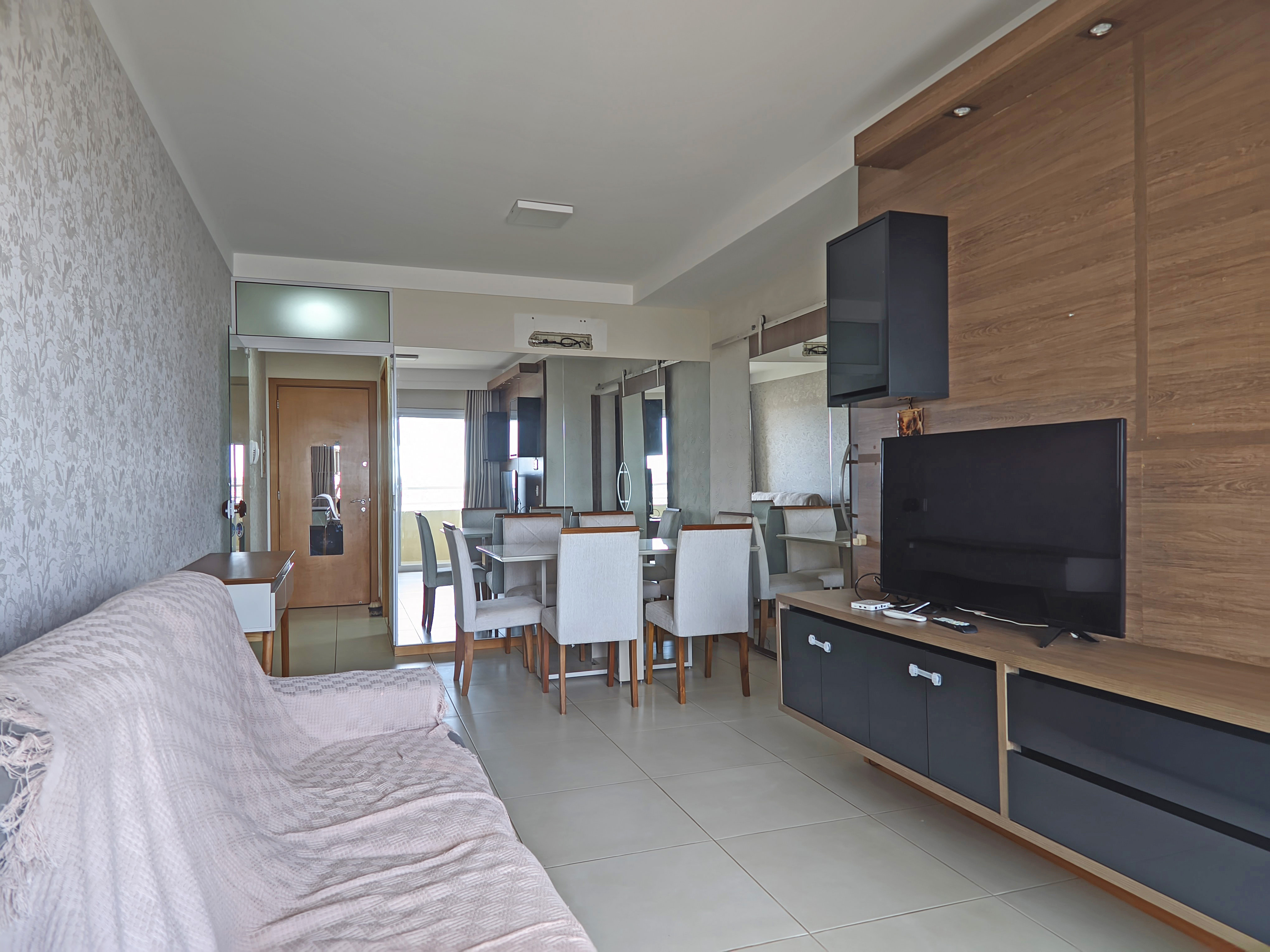 Apartamento mobiliado, decorado e pronto para morar no 14º andar - Residencial Uatamã
